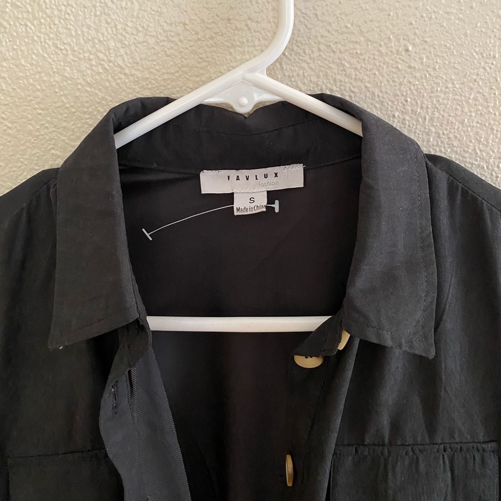 Button front jumpsuit - Picture 2 of 6